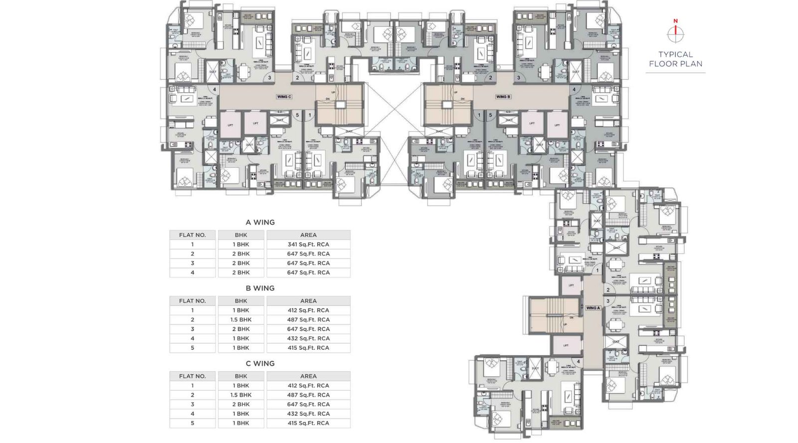 Vighnaharta-Infinity-Typical-Floor-Plan